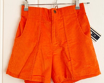 OP Vintage Corduroy Shorts Orange Never 