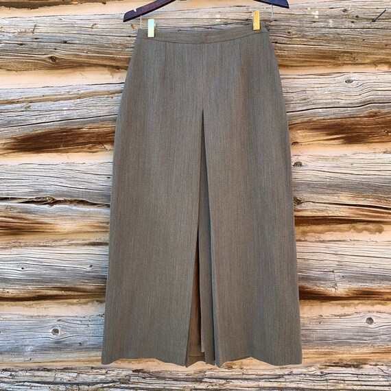 Vintage J Peterman Riding Style Pleat Skirt, 100%