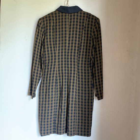 Vintage 1990s The Limited Checked Dress Size 6 (m… - image 6