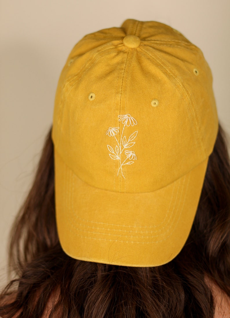 Boston Floral Embroidered Dad Hat