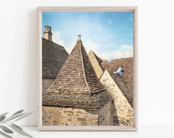South of France Photograph - Sarlat-la-Canéda, la Dordogne, Travel Home Decor, Medieval pre-Romanesque Architecture, Large Wall Art
