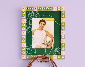 Susan Alexandra x Rachel Antonoff Best in Show Collection | Hand-Painted & Beaded Leash Frame