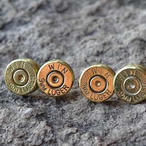 Best friends bullet earrings set of 2