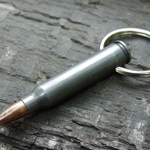 Fallout .223 Bullet Keychain steel 55gn FMJ prop cosplay