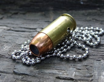Fallout 45 ACP Bullet Necklace brass 230gn JHP