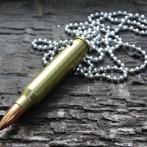 Fallout .223 raider Bullet Necklace brass 55gn FMJ