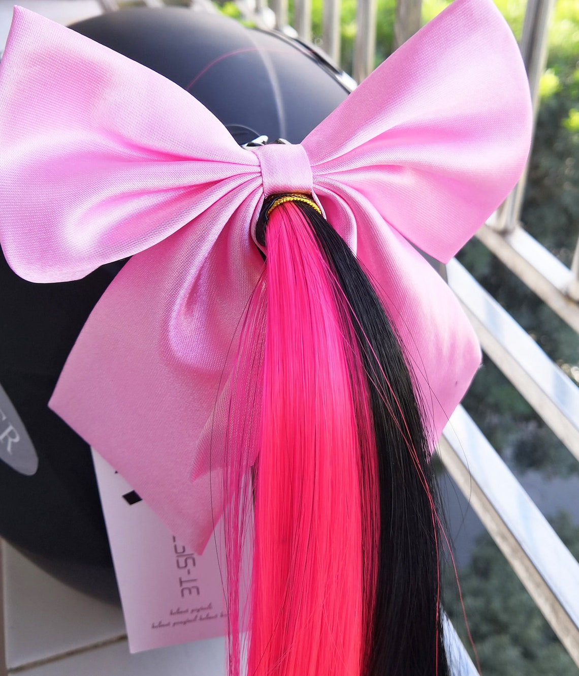 Helmet Pigtails Helmet Braids Ponytail Helmet Hair With Etsy