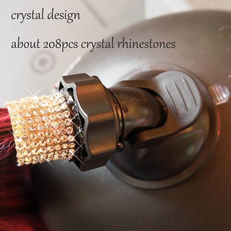 Motorcycle Helmet Decoration Crystal Helmet Pigtails Ponytails Etsy