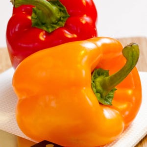 Orange Bell Pepper Seeds - Organic & Non Gmo Pepper Seeds - Heirloom Seeds - Fresh USA Grown Seeds - Grow Your Own Peppers At Home!