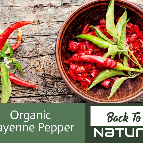 Cayenne Pepper Seeds - Organic & Non Gmo Pepper Seeds - Heirloom Seeds - Fresh USA Grown Seeds - Grow Your Own Peppers