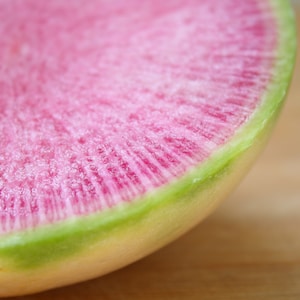 Watermelon Radish Seeds - Organic & Non Gmo Radish Seeds - Heirloom Seeds - Fresh USA Grown Seeds - Grow Your Own Radish At Home!