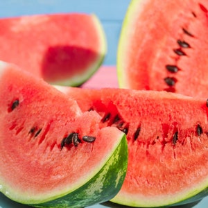 Crimson Sweet Watermelon Seeds - Organic & Non Gmo Fruit Seeds - Heirloom Seeds - Fresh USA Grown Seeds - Grow Your Own Food At Home!