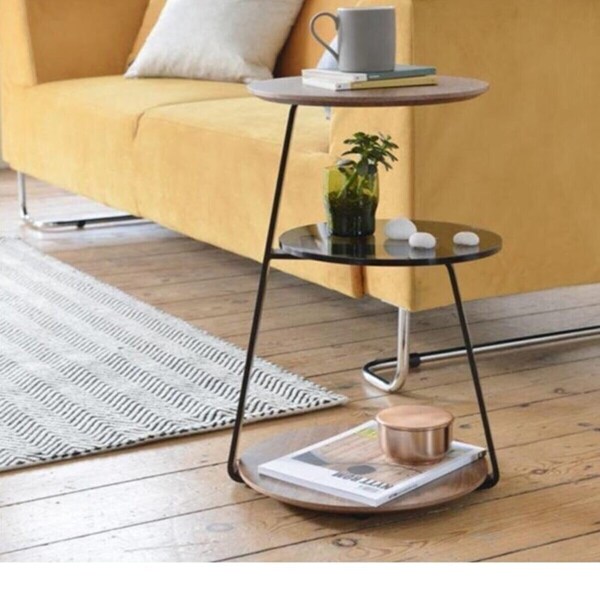 Metal Side Table Etsy