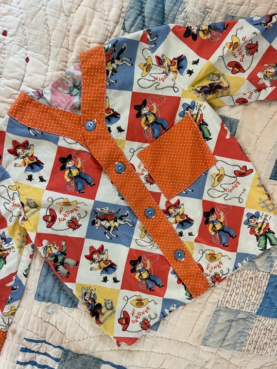 50s kids cowboy boots Gem