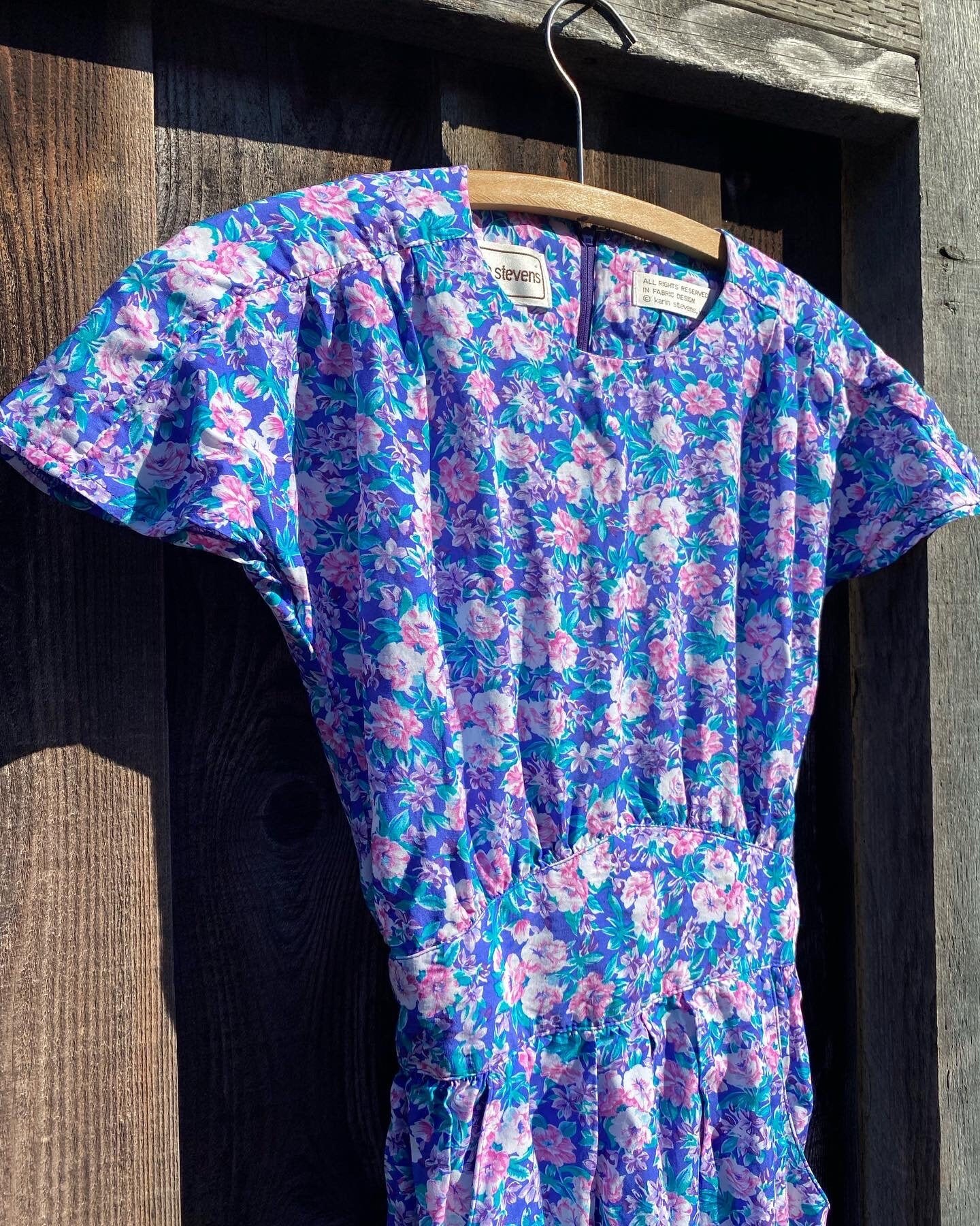 Vintage Floral Dress Etsy