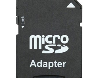 Micro SD Adapter To SD HC Sdhc Memory Card Adapter Reader New
