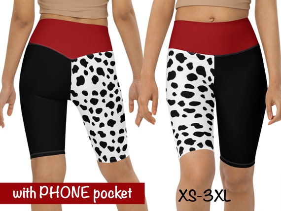 Cruella De Vil Biking Running Shorts 