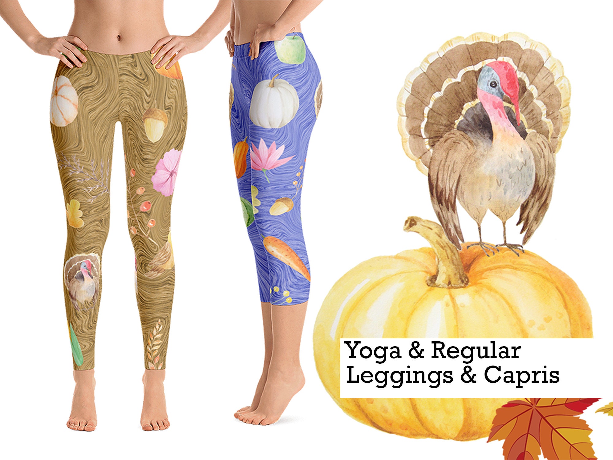 Thanksgiving Workout Leggings Women 