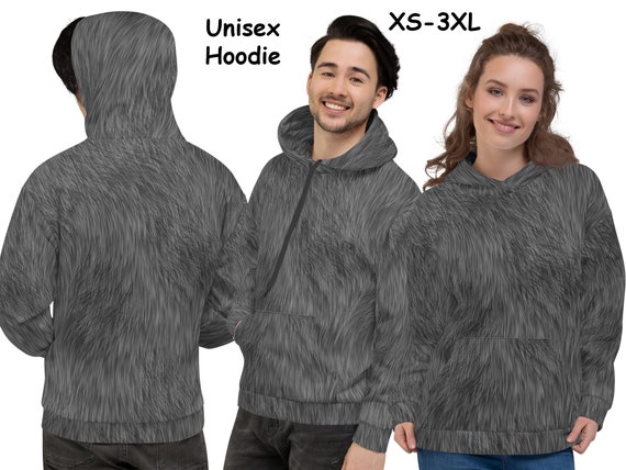 Fleece shop fur hoodie
