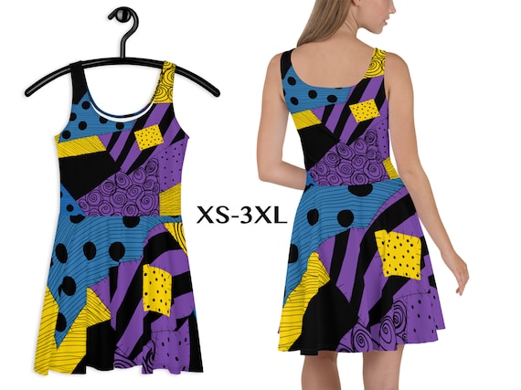 nightmare before christmas sally skater dress Amazon.com: Disney Nightmare Before Christmas Toddler Girls' 2-Pack Skater Dresses Jack Sally Purple Grey 2T: Clothing, Shoes & Jewelry