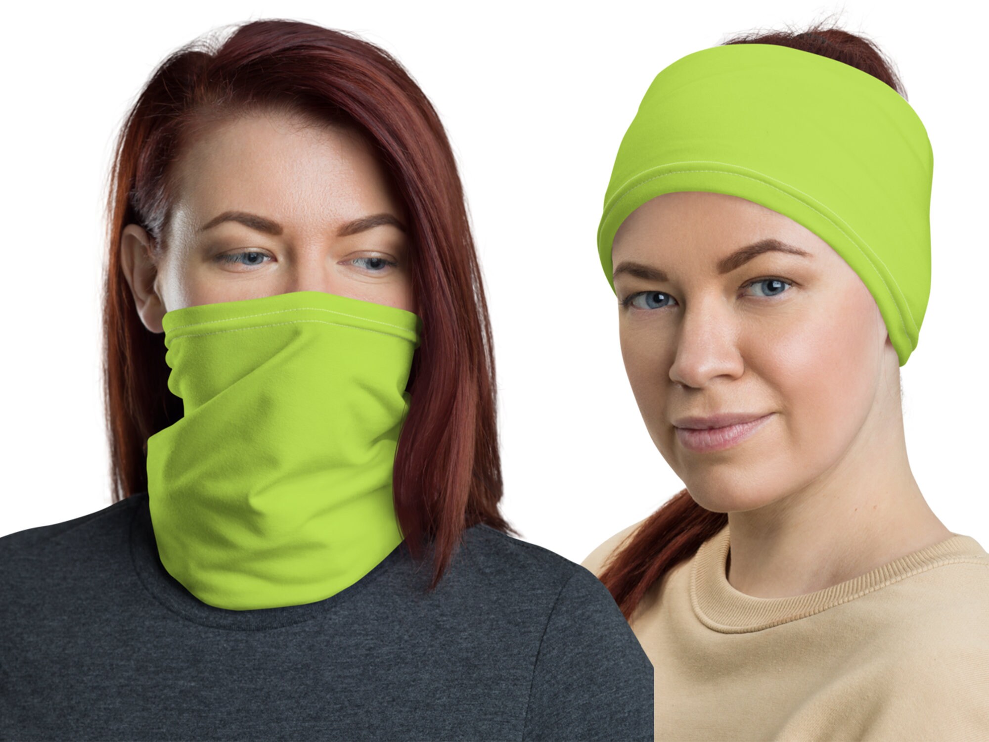 Daphne Blake Green Scarf Neck Gaiter Cosplay Halloween Costume Etsy