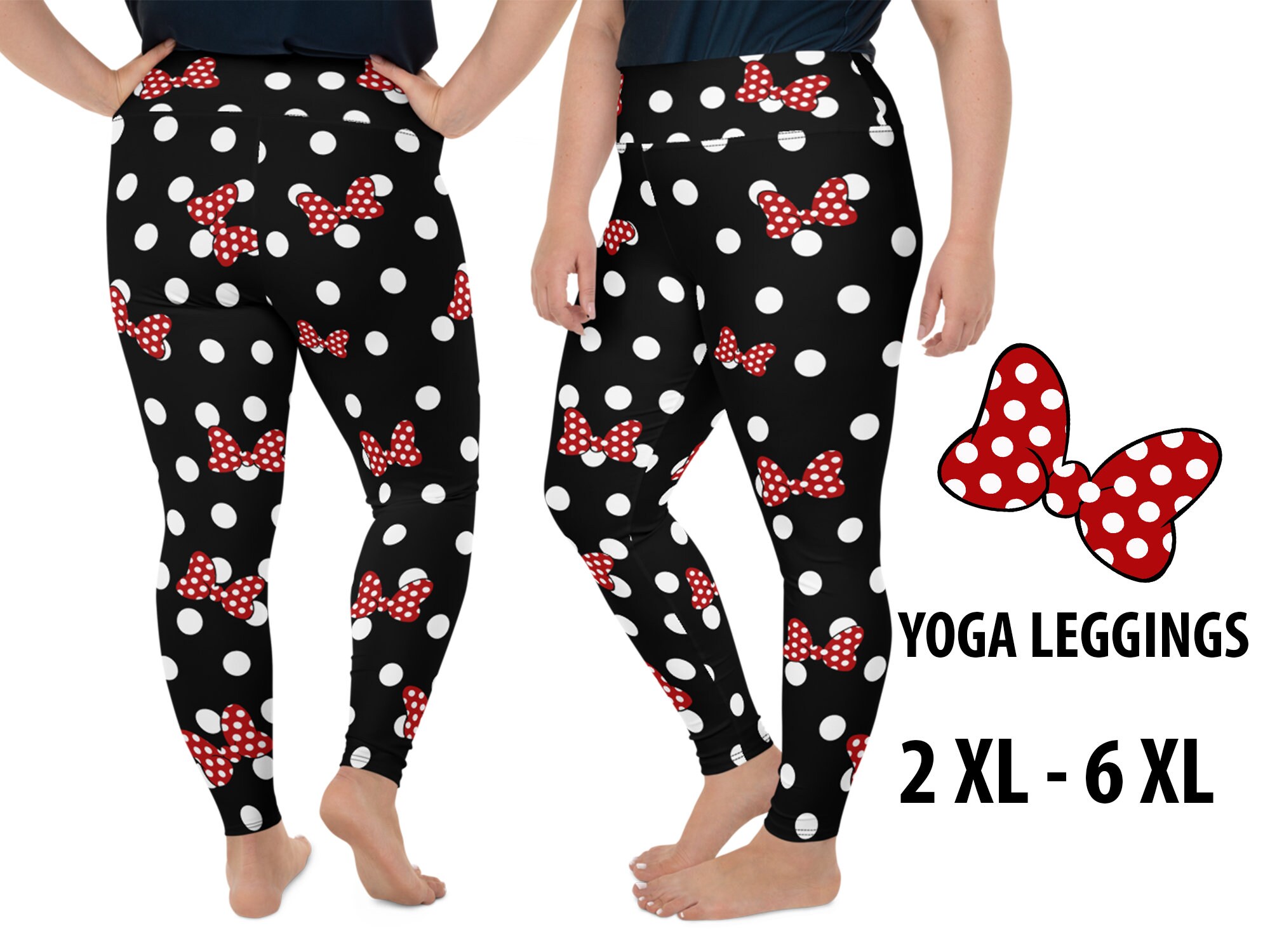 polka dot workout leggings