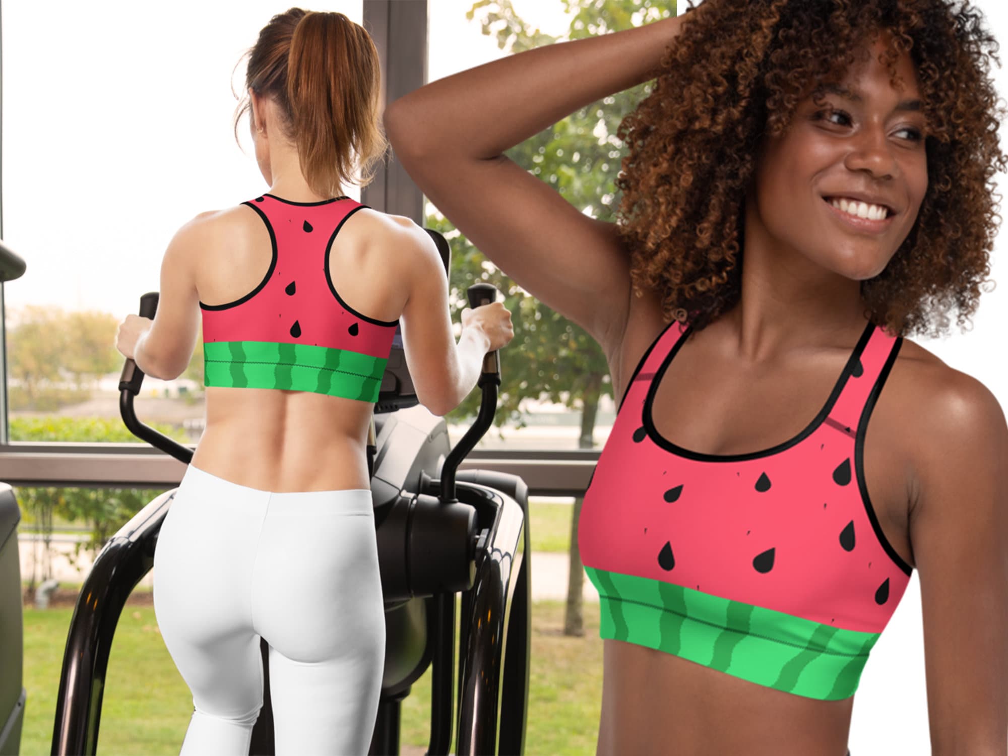 Watermelon Activewear Yoga Shorts Workout Outfit Women Sports Bra Gym  Running Pants Fitness Athletic Halloween Spandex Cosplay Fruit Set 