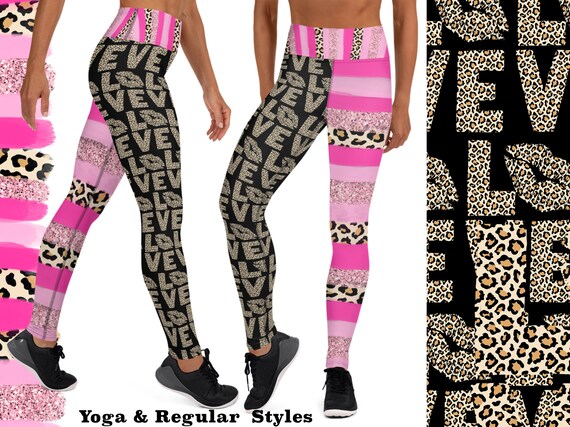 cheetah workout pants
