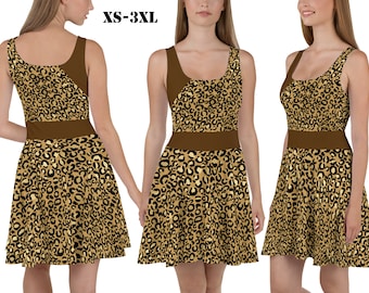 CaveWoman Dress Woman Costume di Halloween Animal Print Cheetah Leopard Cosplay Outfit Spandex Running Party Gift