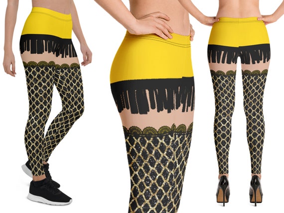 Christmas Leg Lamp Leggings Story Women Workout Pants Stockings Imitation  Spandex Gift Running Festive Athletic Fitness Colorful Gym Yellow -   Singapore