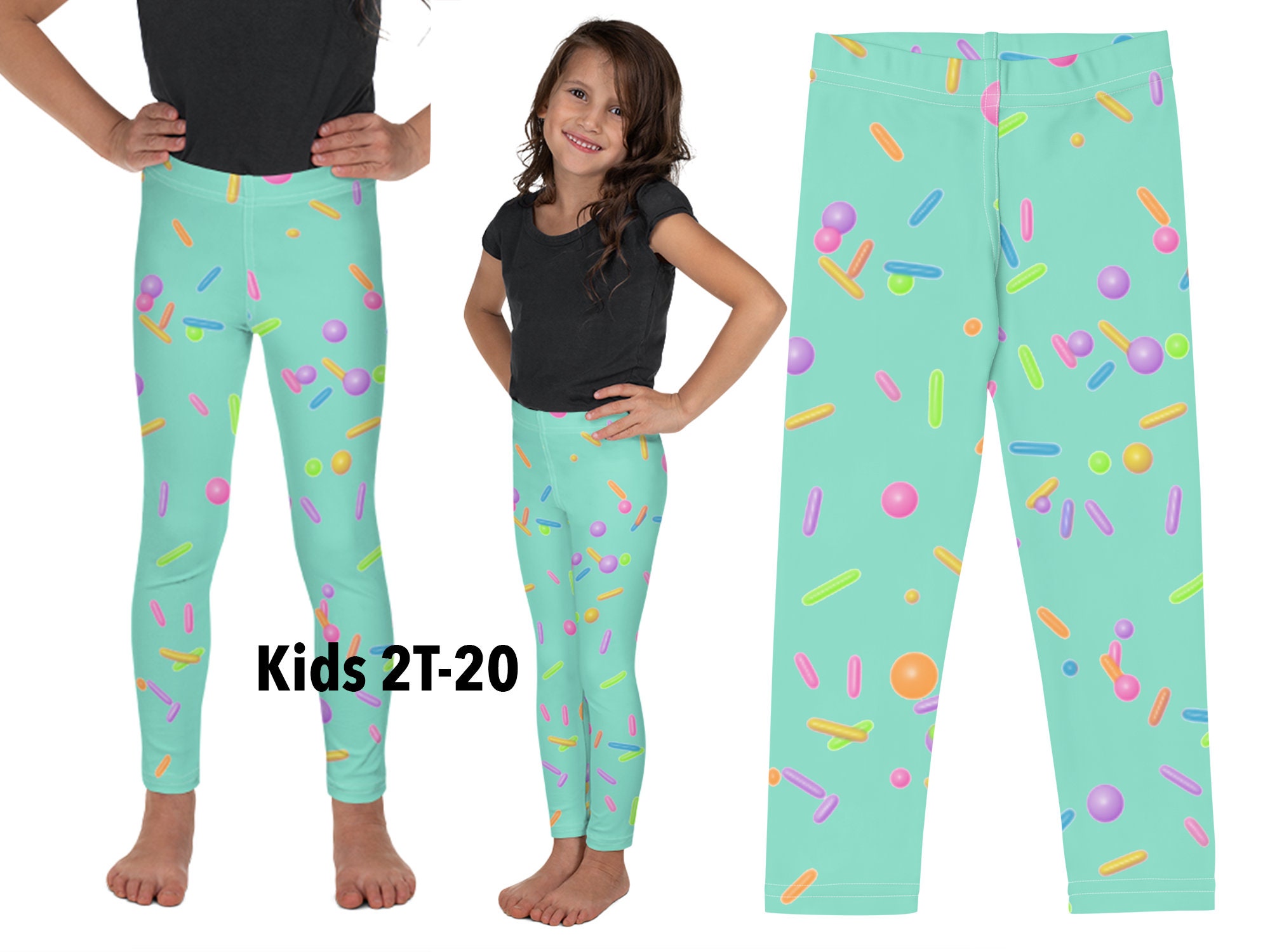 Green leggings 2t sale