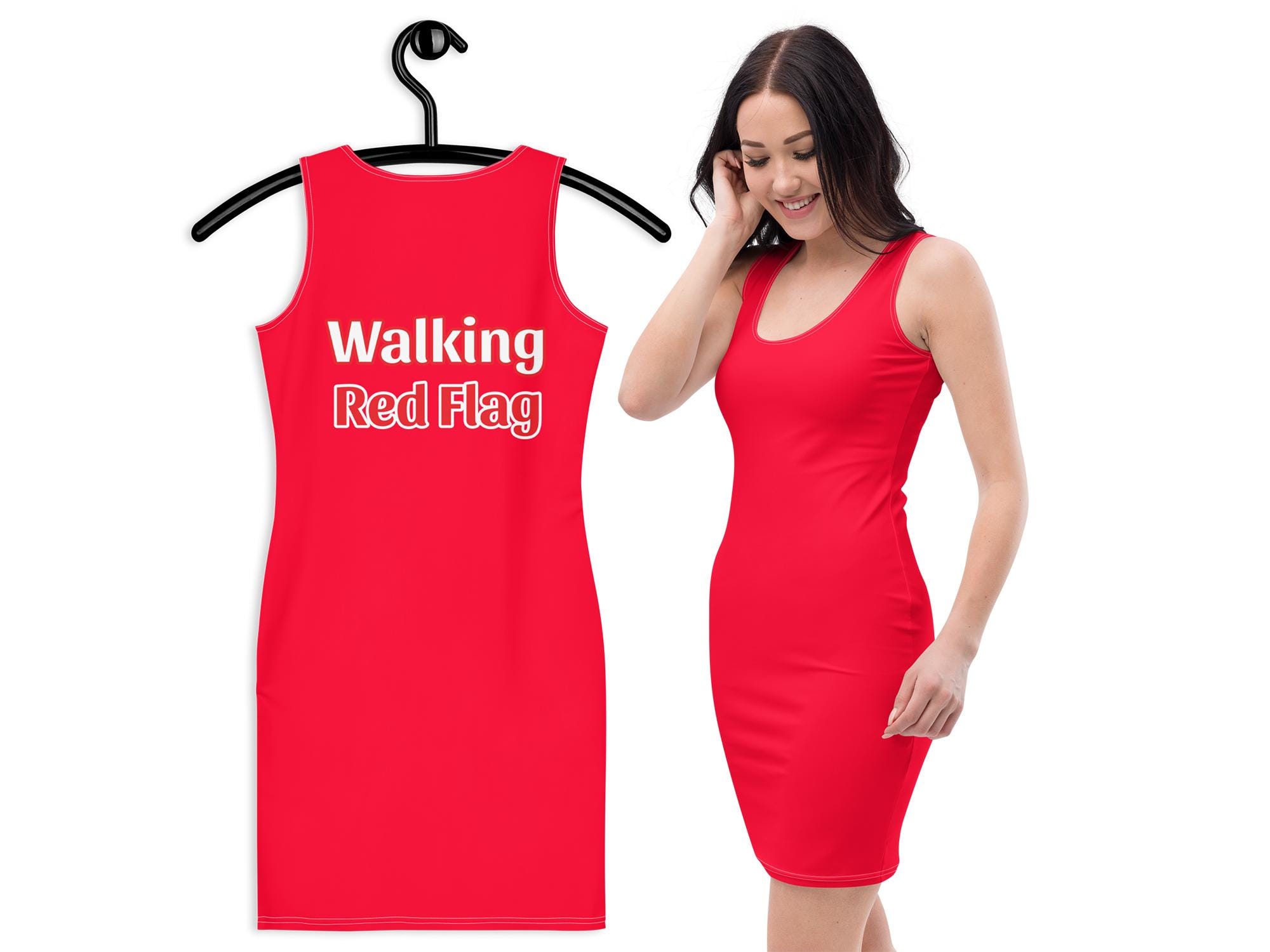 red flag dress RED FLAGS HALLOWEEN RED