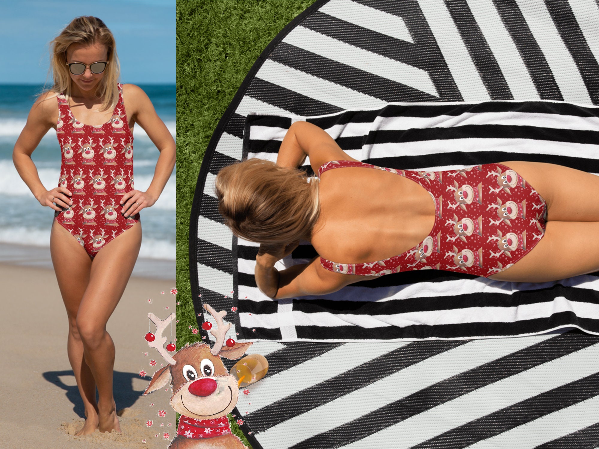 Ugly top christmas swimsuit