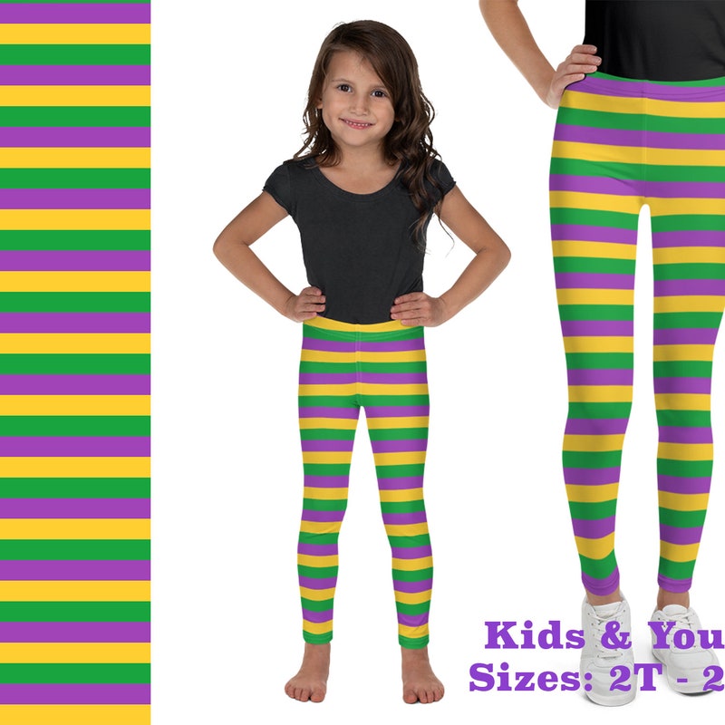 mardi gras leggings for kids