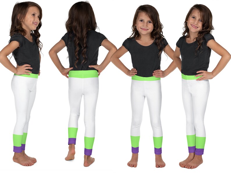 Buzz Lightyear Kids Athletic Costume Shirt Halloween Leggings Etsy