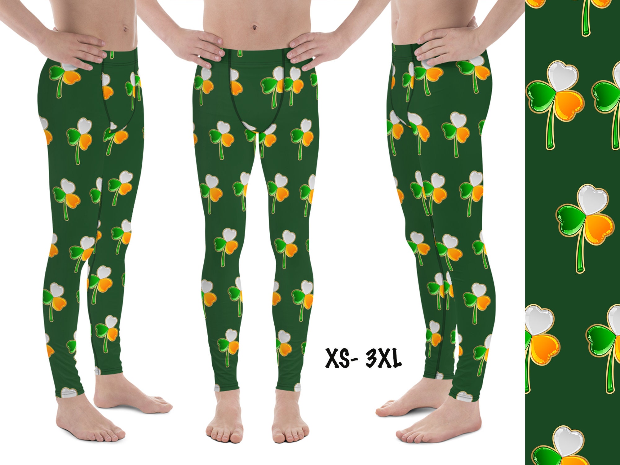 Shamrock Meggings Flag Men's Athletic 
