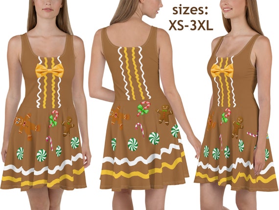 Womens on sale gingerbread dress