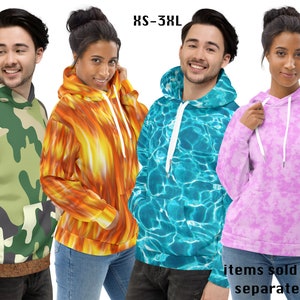 Elements Hoodie Halloween Costume Water Fire Earth Air Group Family Cosplay Top Wood Unisex Shirt Party Gift