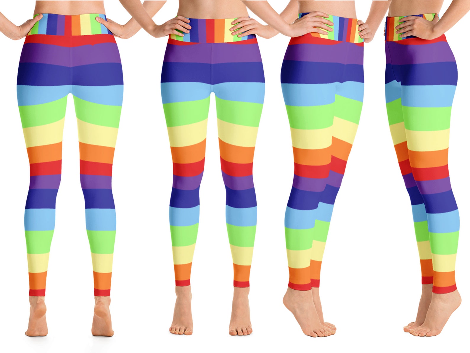 Pride Rainbow Leggings Woman LGBT Flag Gay Lesbian Outfit - Etsy