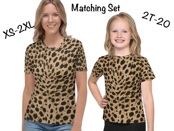 Kids top leopard top