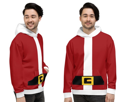 Mens santa hoodie clearance