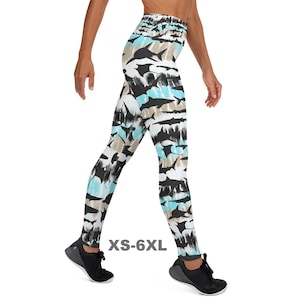Sharks Pattern Leggings Women Yoga Pants Marine Fitness Running Athletic Clothing Sports Apparel Gym Dancing Capris Activewear Gift