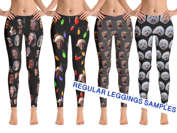 yoga pants on face