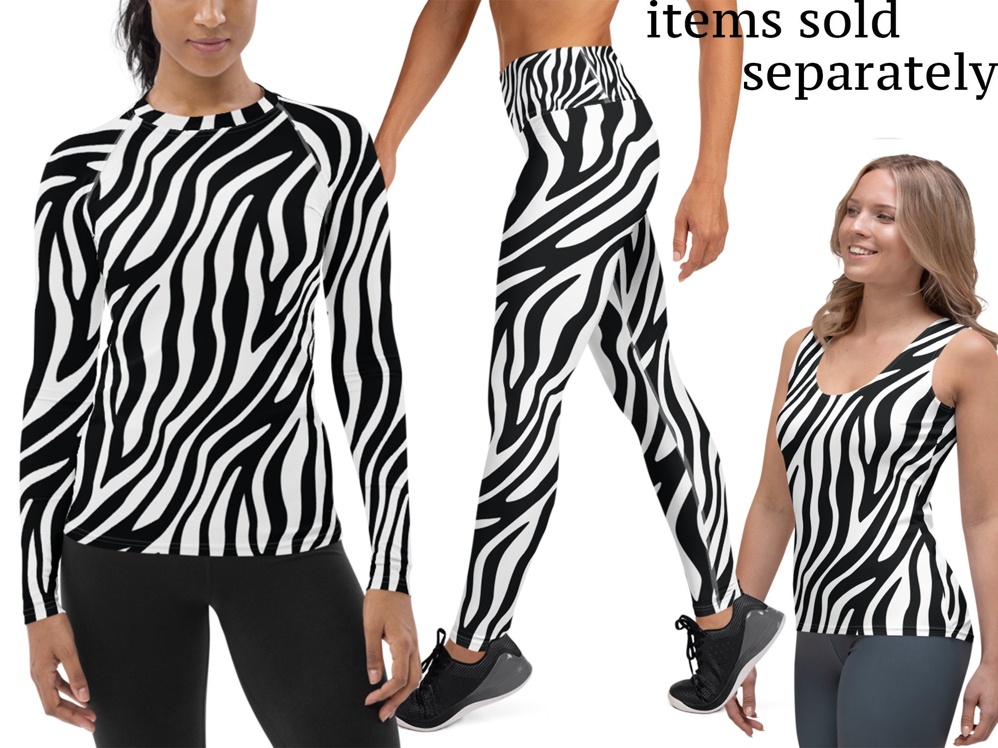 Zebra Yoga Pants 