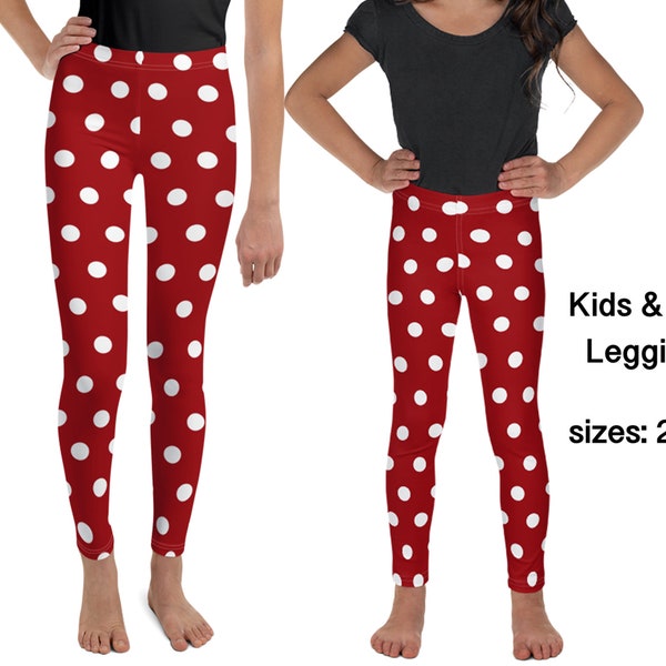 Polka Dot Leggings Children Pants Kids Cosplay Toddler Birthday Party Cute Gift