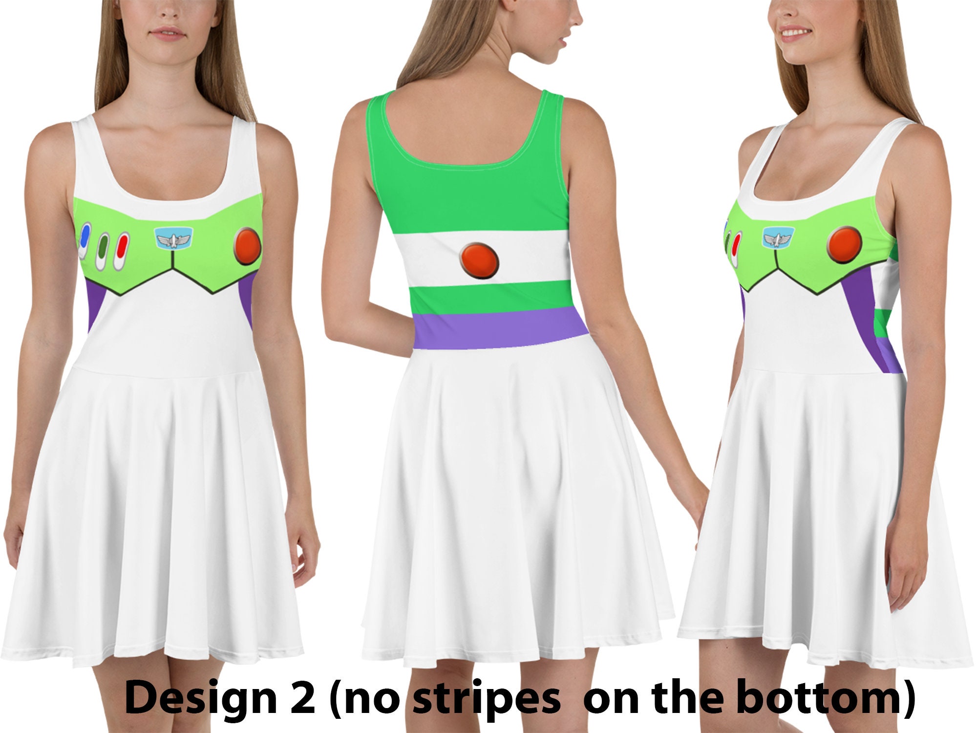 Buzz Lightyear Skater Dress Women Toy Story Halloween Costume | Etsy