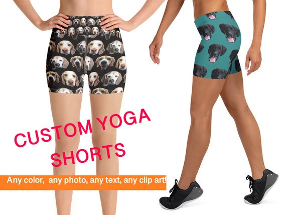 custom yoga shorts