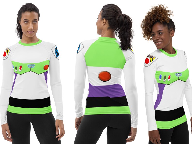 Buzz Lightyear Halloween Athletic Traje Cosplay Mujeres Etsy España