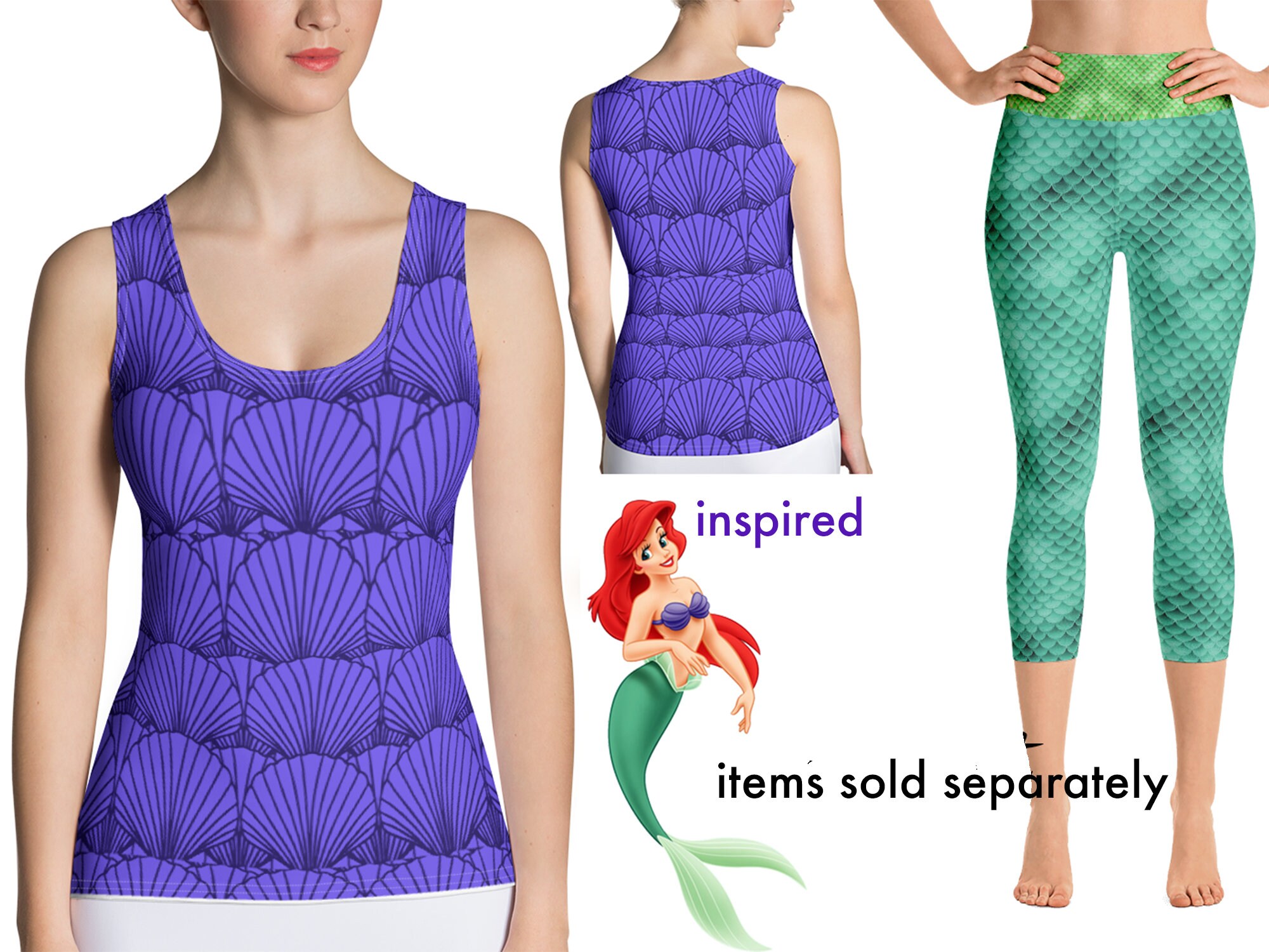 mermaid workout clothes