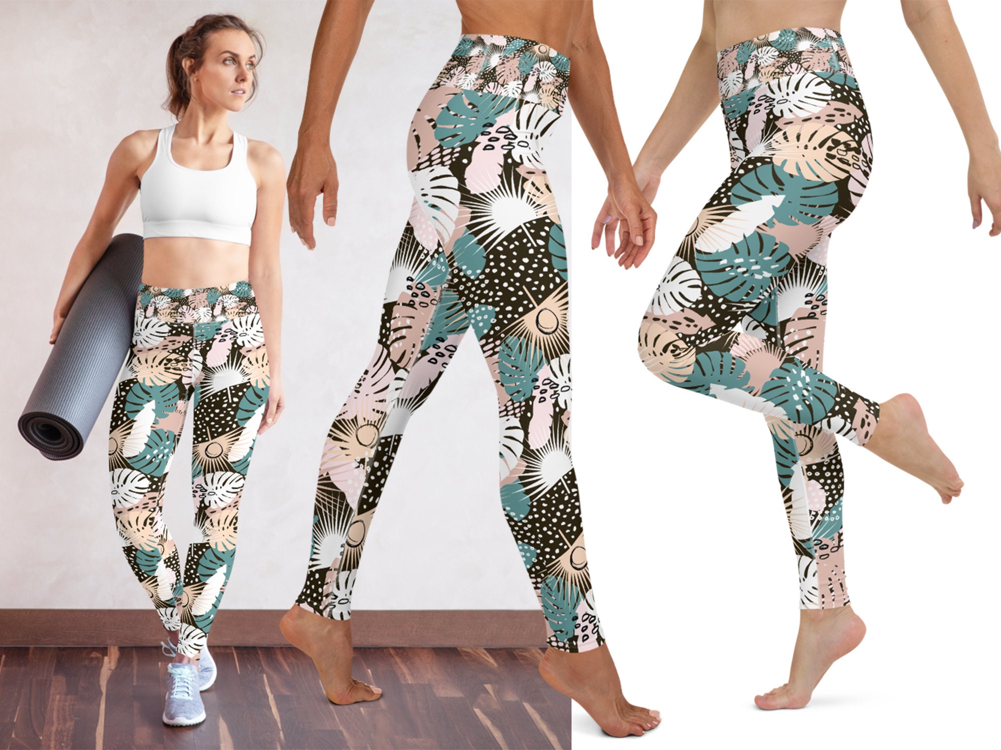 Palm Leaf Leggings 